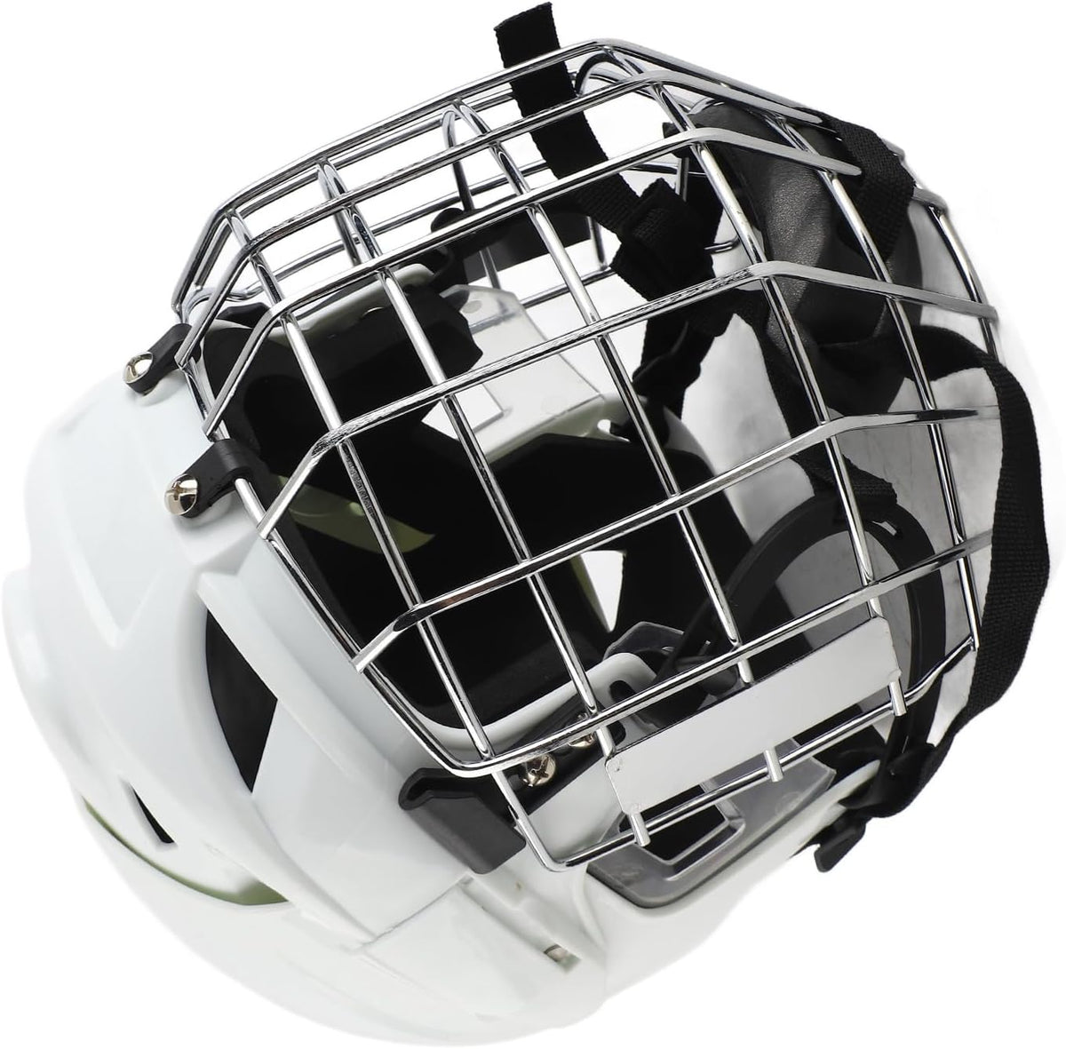 Hockey Helmet, ABS Protective Structure with EVA Padding, Youth Face Cage for Roller and Ice Hockey Sports (M)