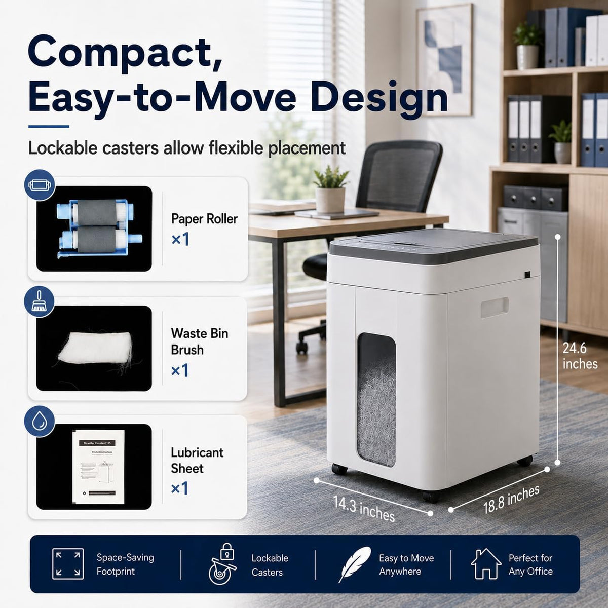 Auto Feed Paper Shredder 400-Sheet Micro Cut Security Level P-5