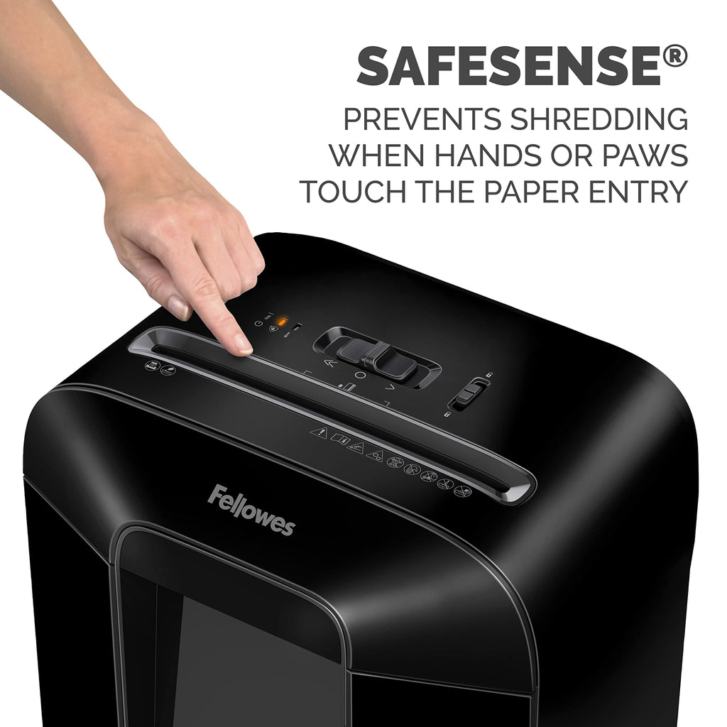 Fellowes Powershred LX70-DB 11 Sheet Cross-Cut Household Paper Shredder for Home Office