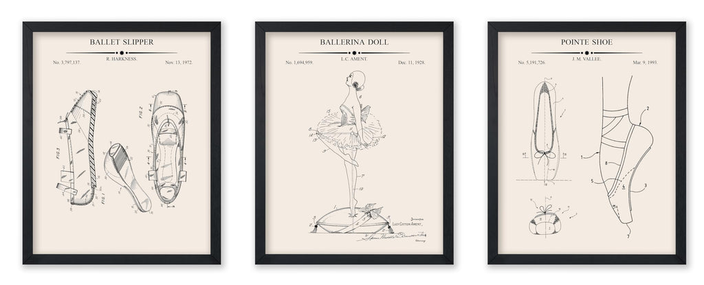Poster Master 3-Piece Fencing Blueprint Poster - Fencing Garment Patent Print - Fencing Mask Design - Target Art - Sports Design - Technical Drawing Print - Gym or Office Decor - 8x10 Brown Framed