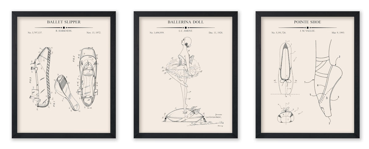Poster Master 3-Piece Fencing Blueprint Poster - Fencing Garment Patent Print - Fencing Mask Design - Target Art - Sports Design - Technical Drawing Print - Gym or Office Decor - 8x10 Brown Framed