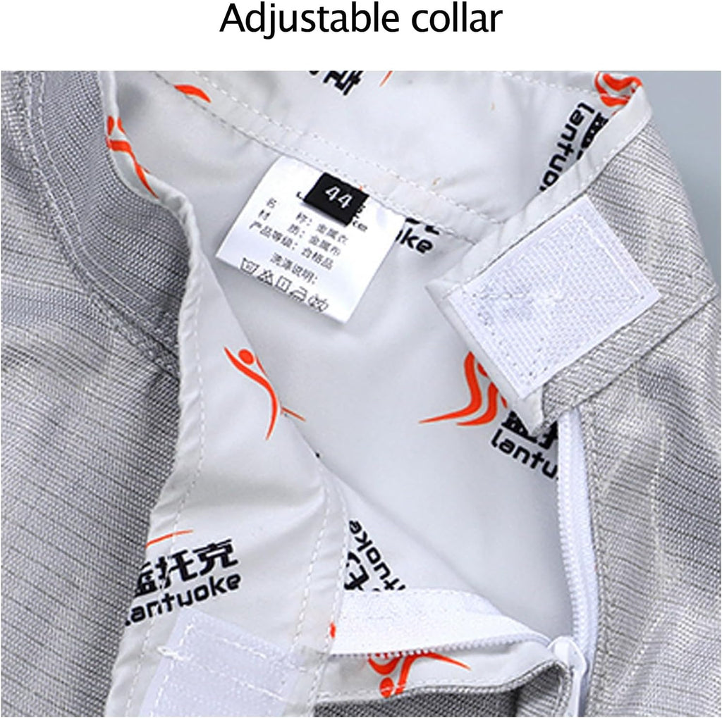 Sabre Lame for Men Women, Non-Washable Fencing Gear, Fencing Electric Sabre Jacket, Fencing Jacket for Right Hand(54#)