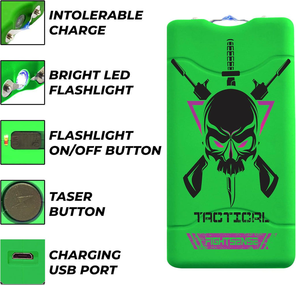 Wholesale Lot Super Heavy Duty Stun Gun for Self Defense with Bright Led Flashlight, Rechargeable Battery, Nylon Holsters with Belt Loop for Easy Cary