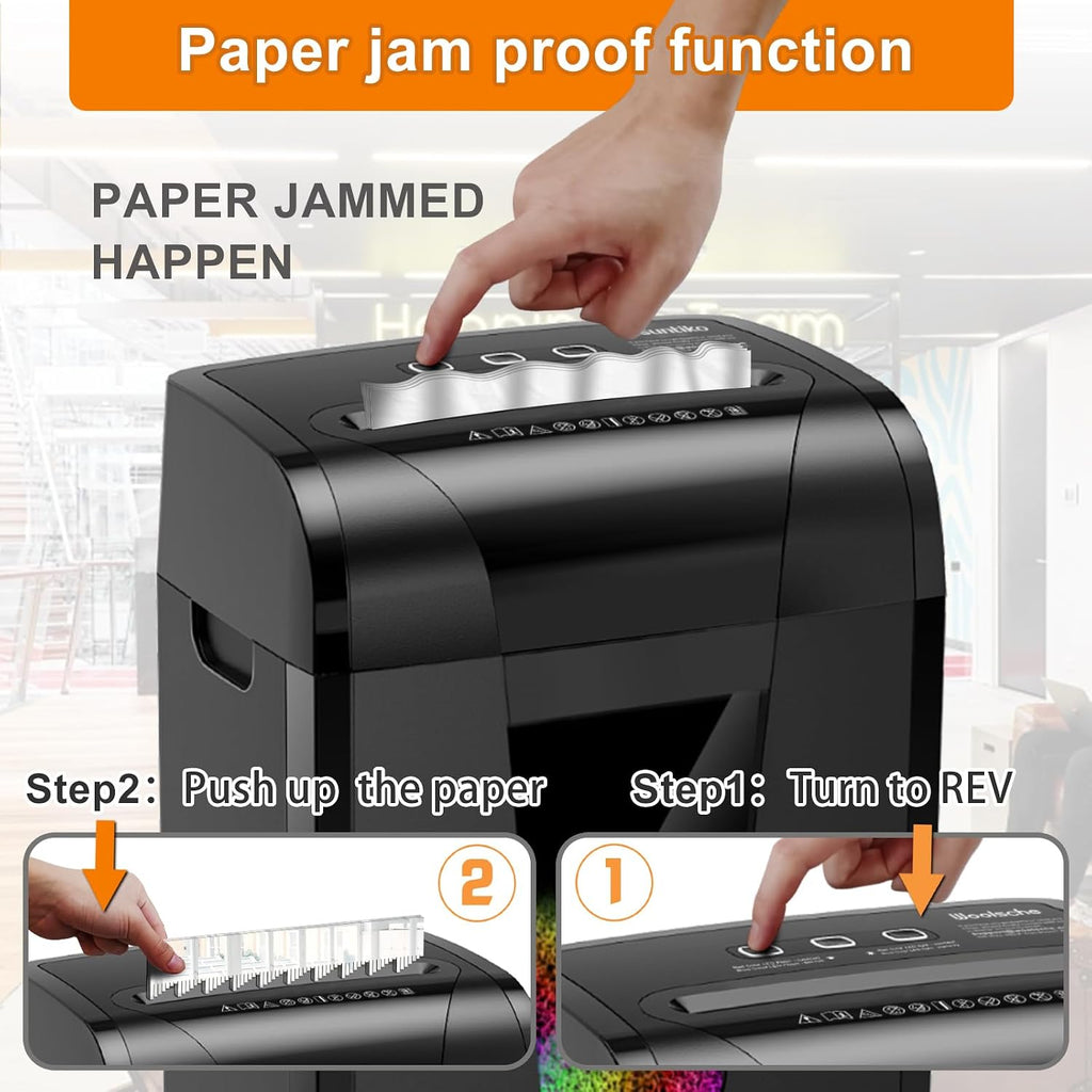 Suntiko 18-Sheet Heavy Duty Cross Cut P-4 Paper Shredder