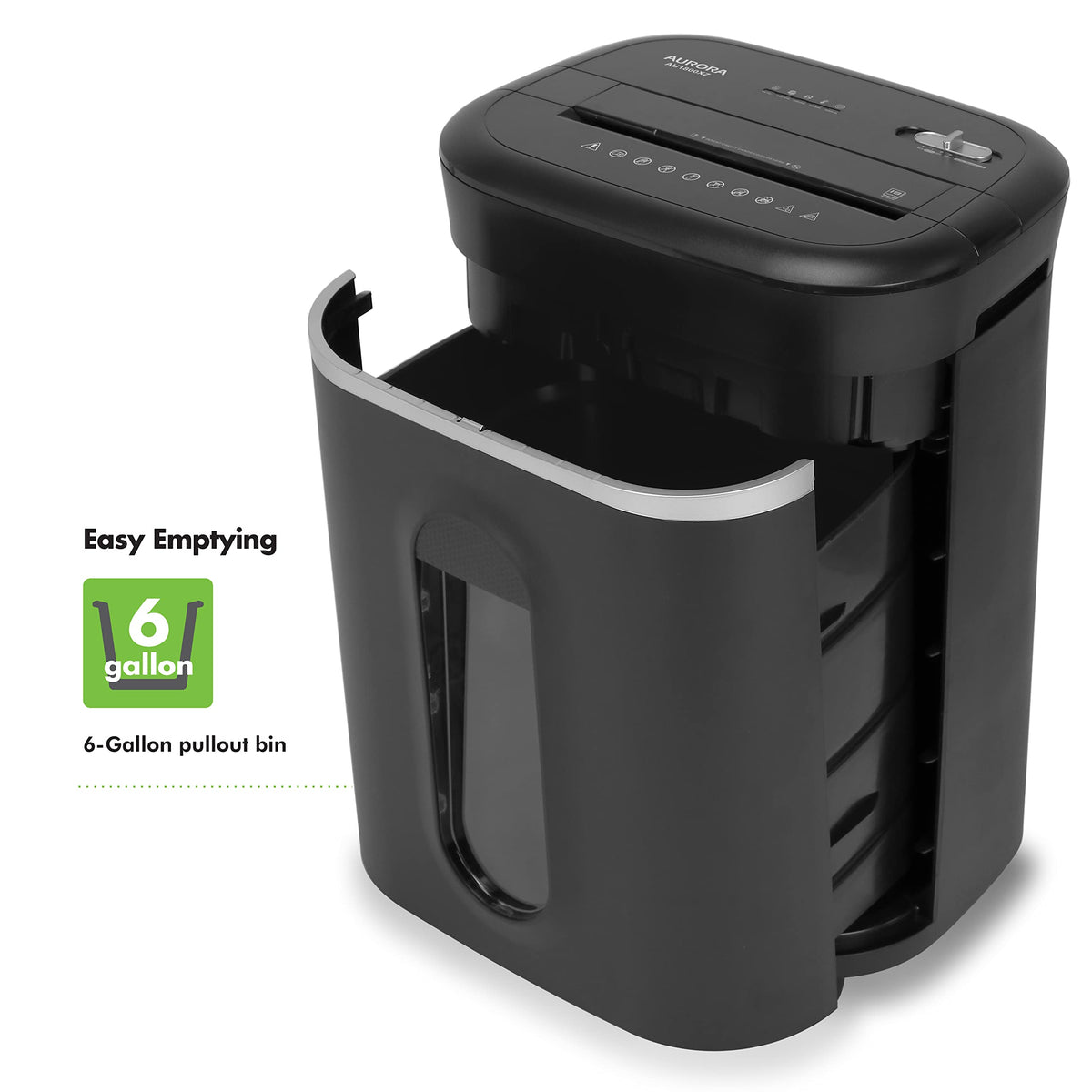 Aurora Professional Grade 150-Sheet Auto Feed Micro-Cut Paper and Credit Card Shredder/60 Minutes Continuous Run Time