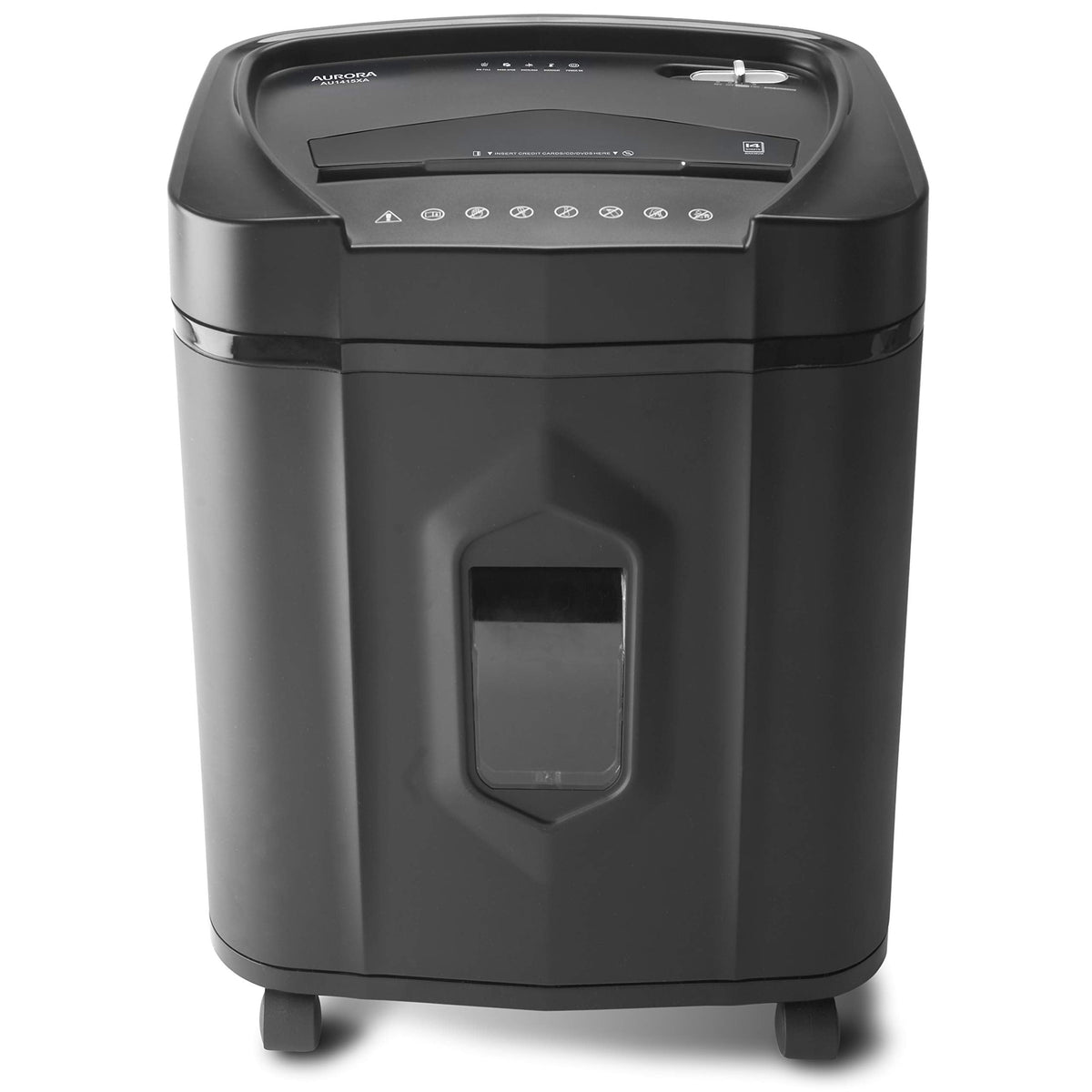 Aurora Anti-Jam 16-Sheet Crosscut Paper/CD and Credit Card Shredder/ 5-Gallon pullout Basket 30 Minutes Continuous Run Time