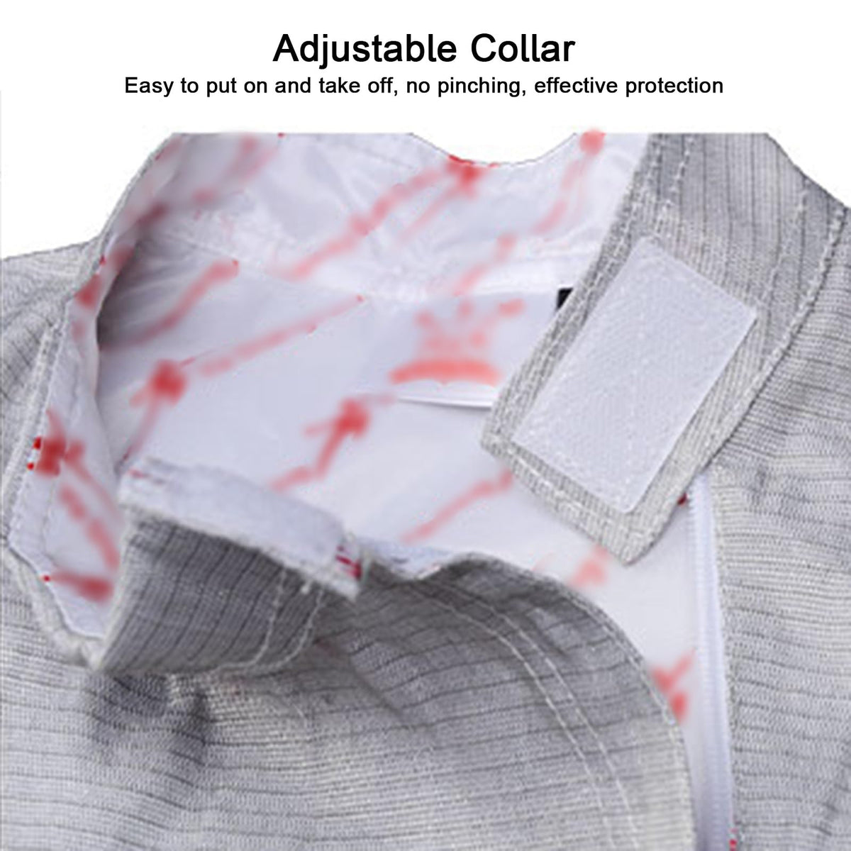 Fencing Equipment for Unisex, Fencing Electric Sabre Jacket, Washable, Elastic Cuffs, Adjustable Buckle, for Right Hand
