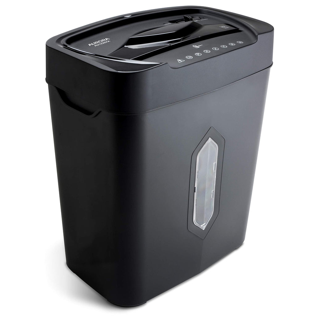 Aurora Anti-Jam 14-Sheet Crosscut Paper/CD and Credit Card Shredder/with 6-Gallon pullout Basket 120 Minutes Continuous Run Time