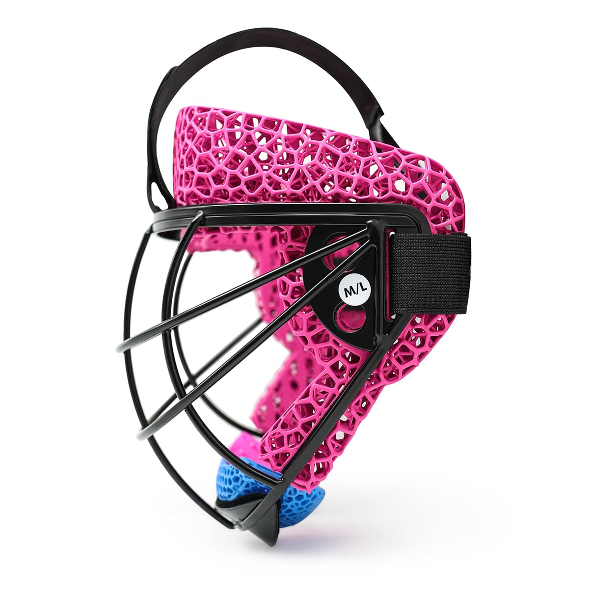 GY Field Hockey Face Mask Men/Women/Youth with 4.5mm 304 Stainless Steel | Ortholite Foam Lining | Protective Rear Shell for Goalkeepers/Penalty Corner Defenders