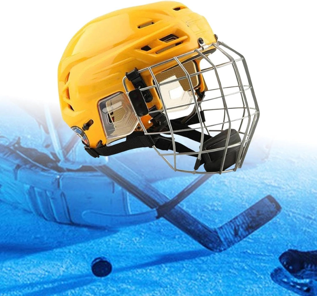 Ice Hockey Player Helmet with Facemask Professional Exercise Competition Training Practice Sport Equipment Ice Skate Helmet