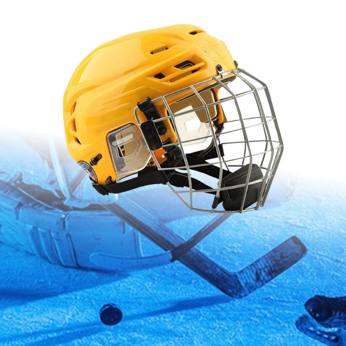 Ice Hockey Player Helmet with Facemask Professional Exercise Competition Training Practice Sport Equipment Ice Skate Helmet