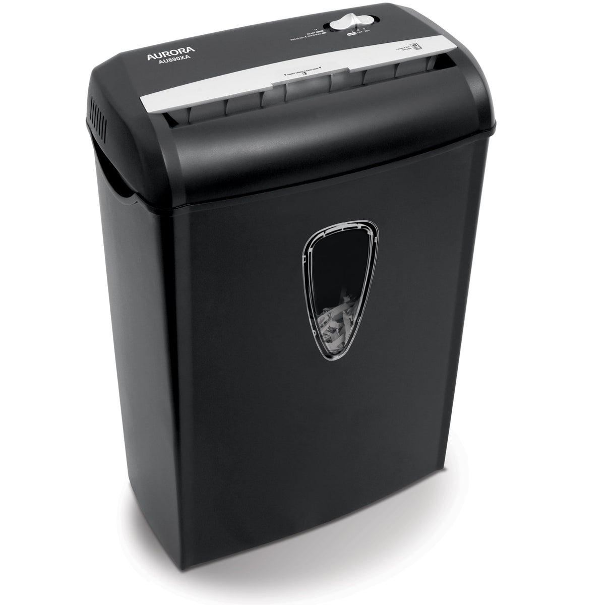 Aurora Anti-Jam 16-Sheet Crosscut Paper/CD and Credit Card Shredder/ 5-Gallon pullout Basket 30 Minutes Continuous Run Time