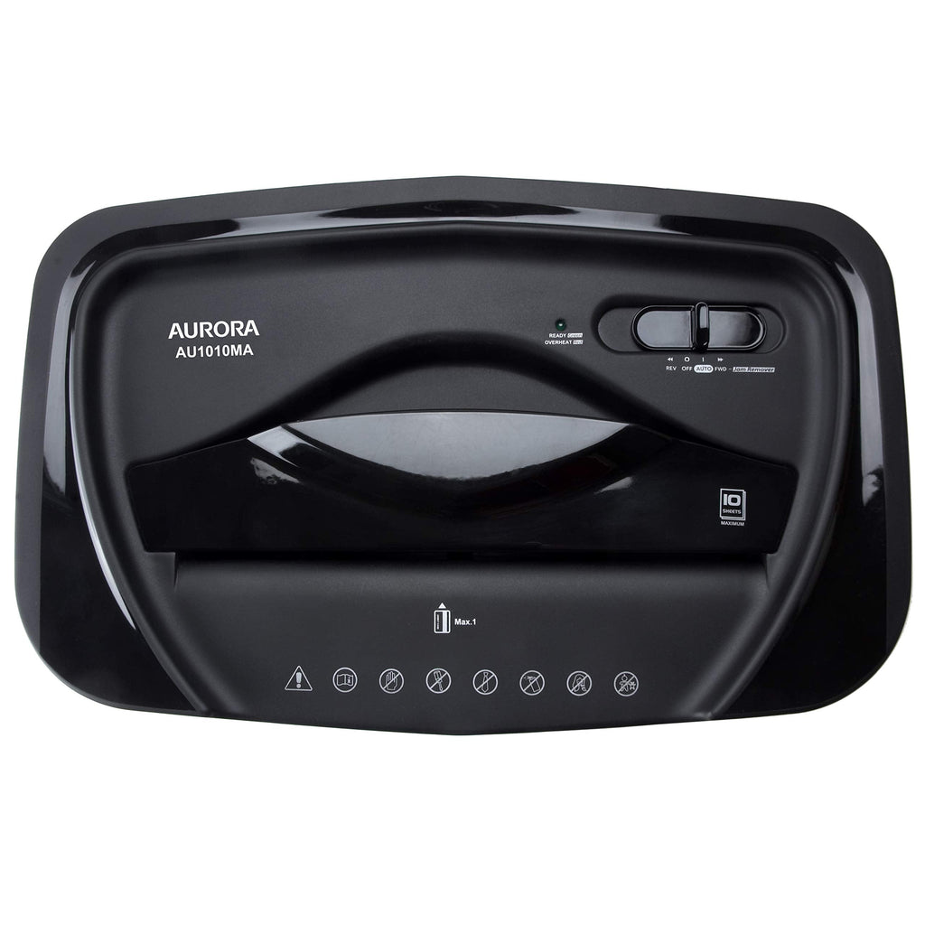 Aurora Professional Grade AU125MA 120-Sheet Auto Feed High-Security Micro-Cut Paper Shredder/60 Minutes/Security Level P-5