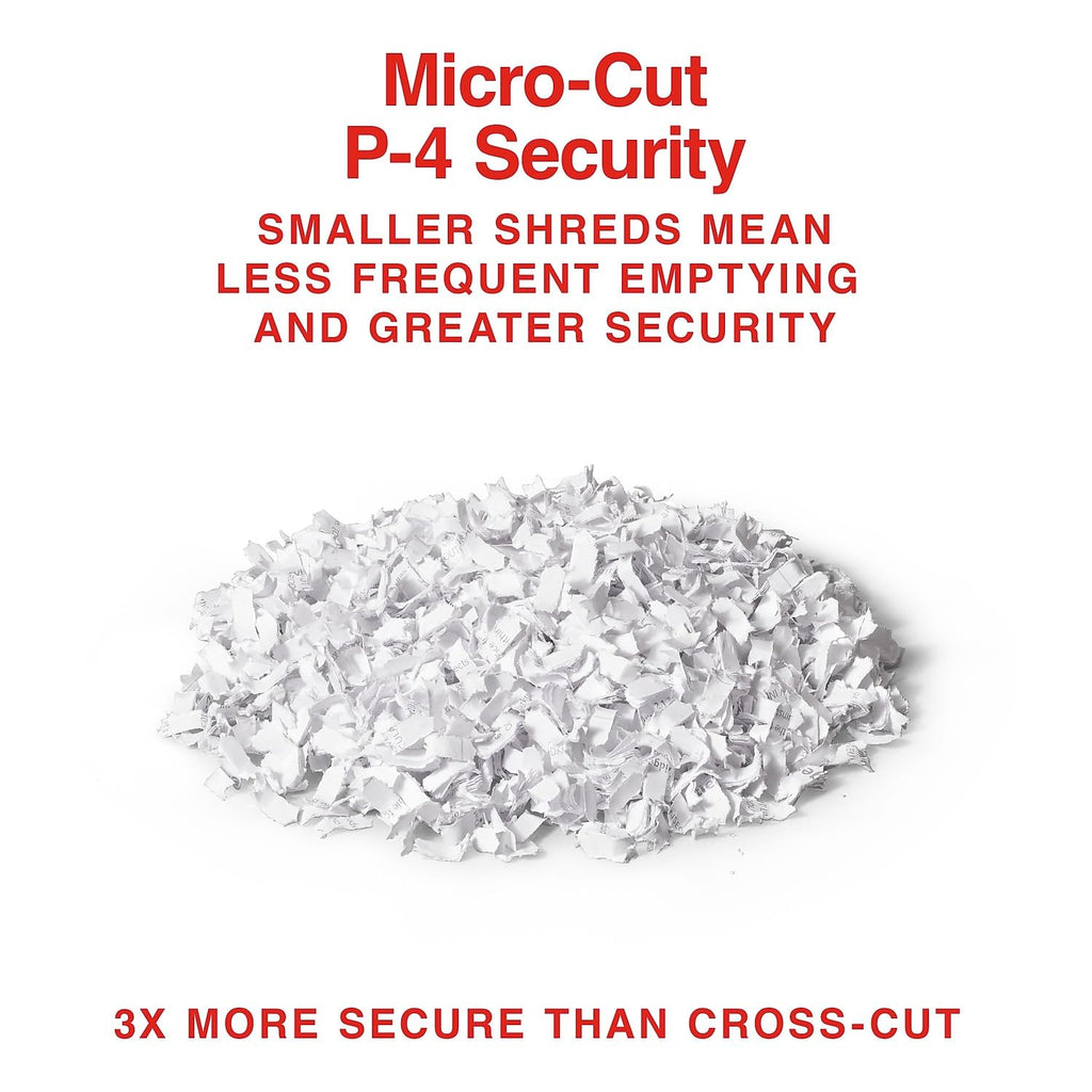 Staples 12-Sheet Micro-Cut Paper Shredder, High-Security, Anti-Jam, Black