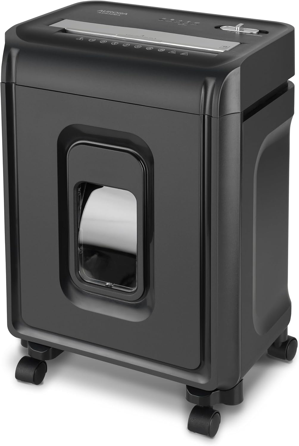 Aurora AU830MA High-Security 8-Sheet Micro-Cut Paper and Credit Card Shredder/ 20 Minutes/Security Level P-5