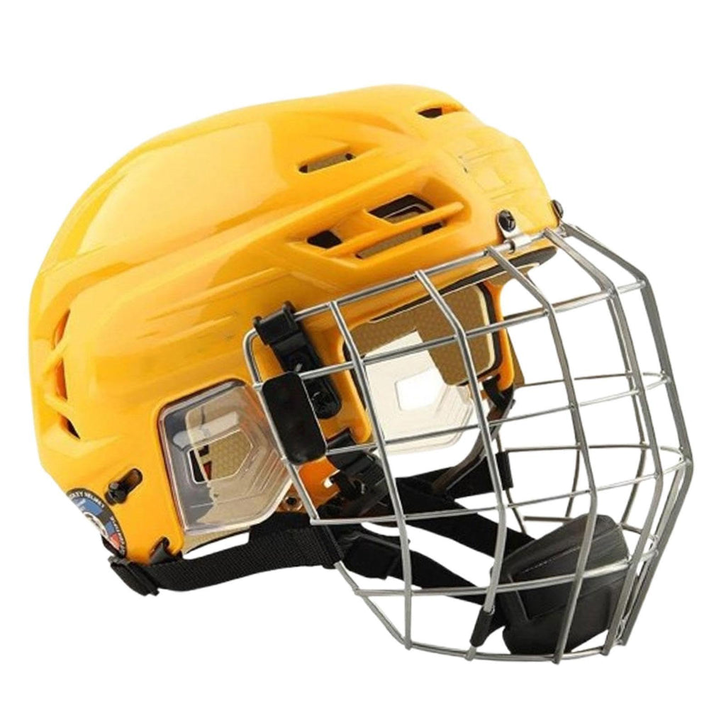 Hockey Helmet with Facemask Sturdy Polyethylene Shell Roller Skating Helmet Breathable Design Suitable for Training Competition