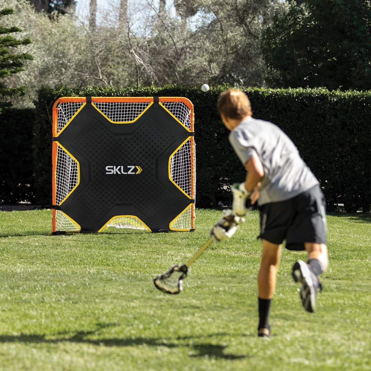SKLZ Lacrosse Rebound Trainer for Solo Shooting Practice