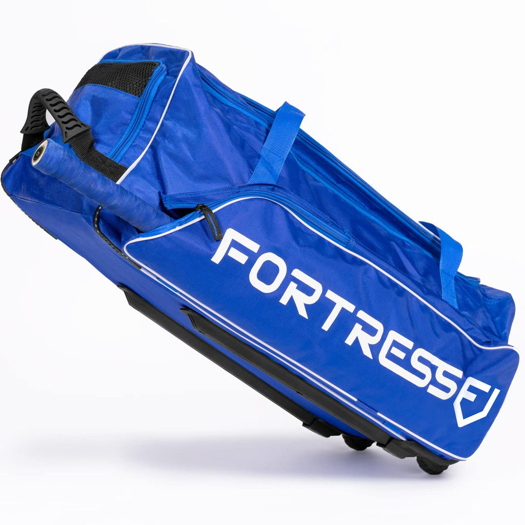FORTRESS Original Wheelie Cricket Bag - Heavy duty wheels | Maximum Strength & Durability
