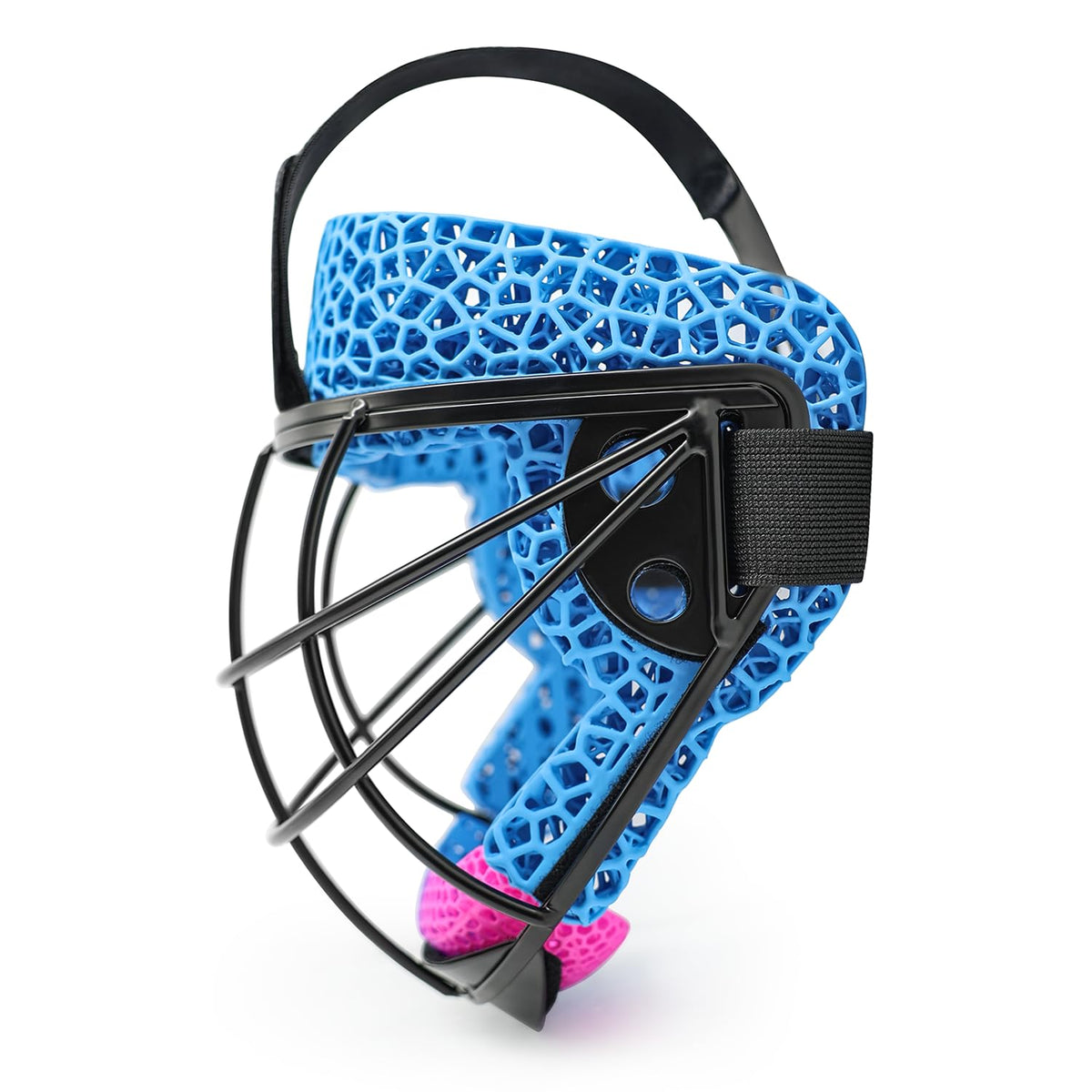 GY Field Hockey Face Mask Men/Women/Youth with 4.5mm 304 Stainless Steel | Ortholite Foam Lining | Protective Rear Shell for Goalkeepers/Penalty Corner Defenders
