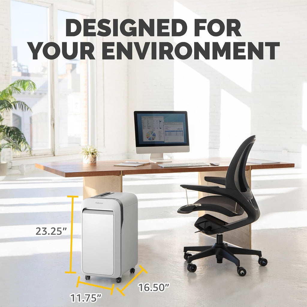 Fellowes Powershred LX220 Micro-Cut Paper Shredder, White