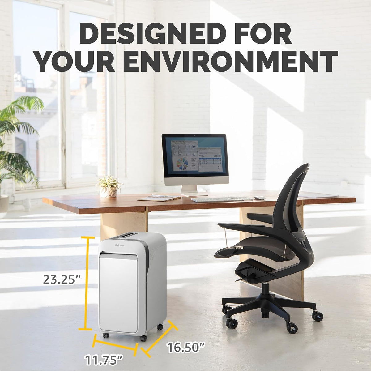 Fellowes Powershred LX220 Micro-Cut Paper Shredder, White