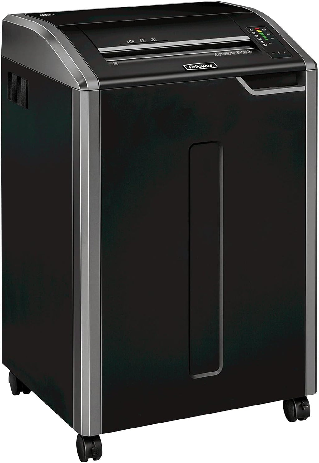 Fellowes Powershred 485Ci 100% Jam Proof Commercial Grade, Quiet Operation 30-Sheet Cross-Cut Paper Shredder, TAA Compliant (38485), Black