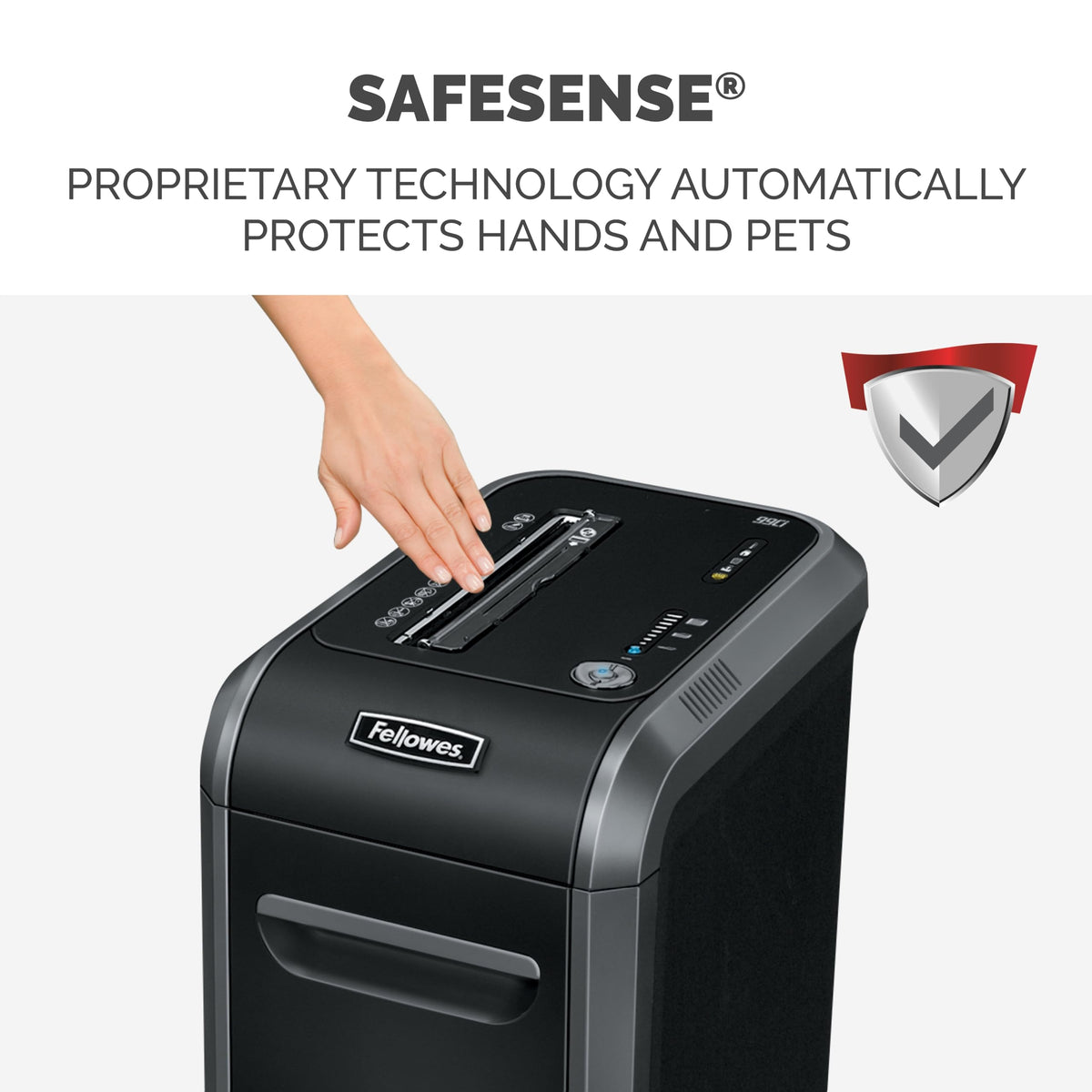 Fellowes âPowershred 79Ci 16-Sheet 100% Jam-Proof Heavy Duty Crosscut Paper Shredder Machine for Office and Home, Black/Dark Silver 3227919