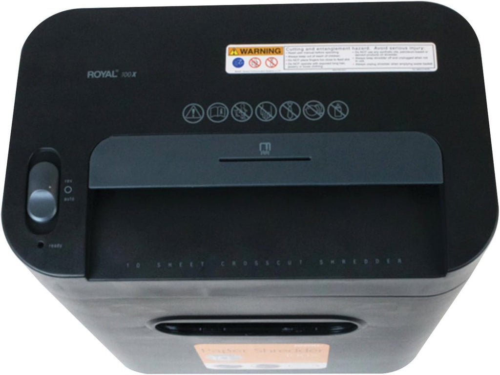 Royal 29171Y 100X 10-Sheet Crosscut Shredder