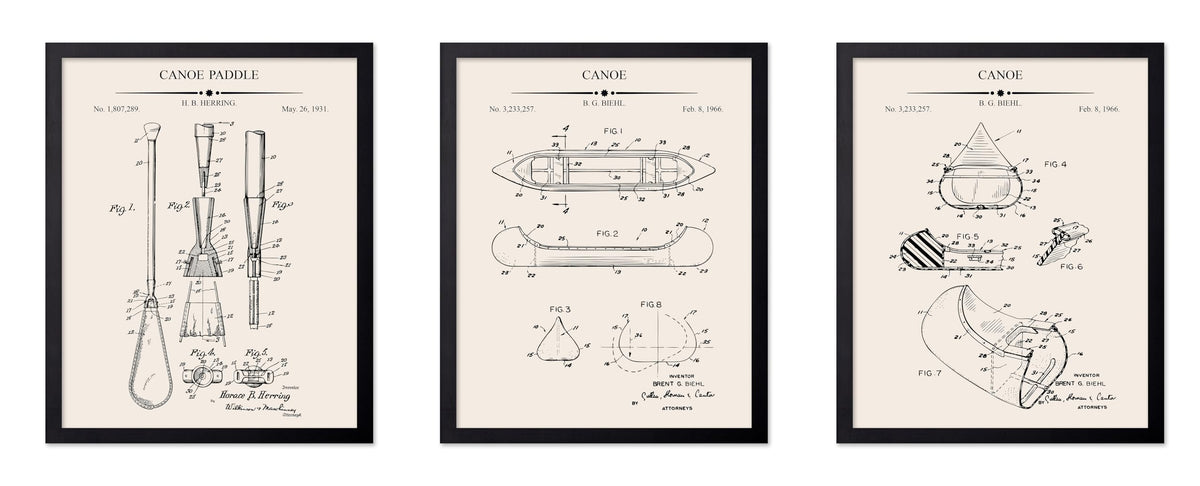Poster Master 3-Piece Fencing Blueprint Poster - Fencing Garment Patent Print - Fencing Mask Design - Target Art - Sports Design - Technical Drawing Print - Gym or Office Decor - 8x10 Brown Framed