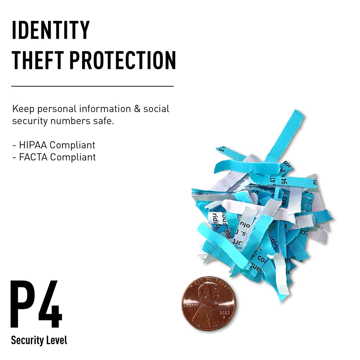 Ideal 4003 Strip Cut Centralized Office Paper Shredder Heavy Duty, Continuous Operation, Shreds 43-45 Sheet Capacity, P-2 Security