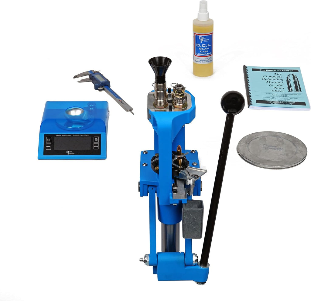 Dillon Precision BL550 Get Started Reloading Kit â 4-Station Progressive Reloading Press, Dies, Scale, Tools â Beginner Reloading Kit Made in USA