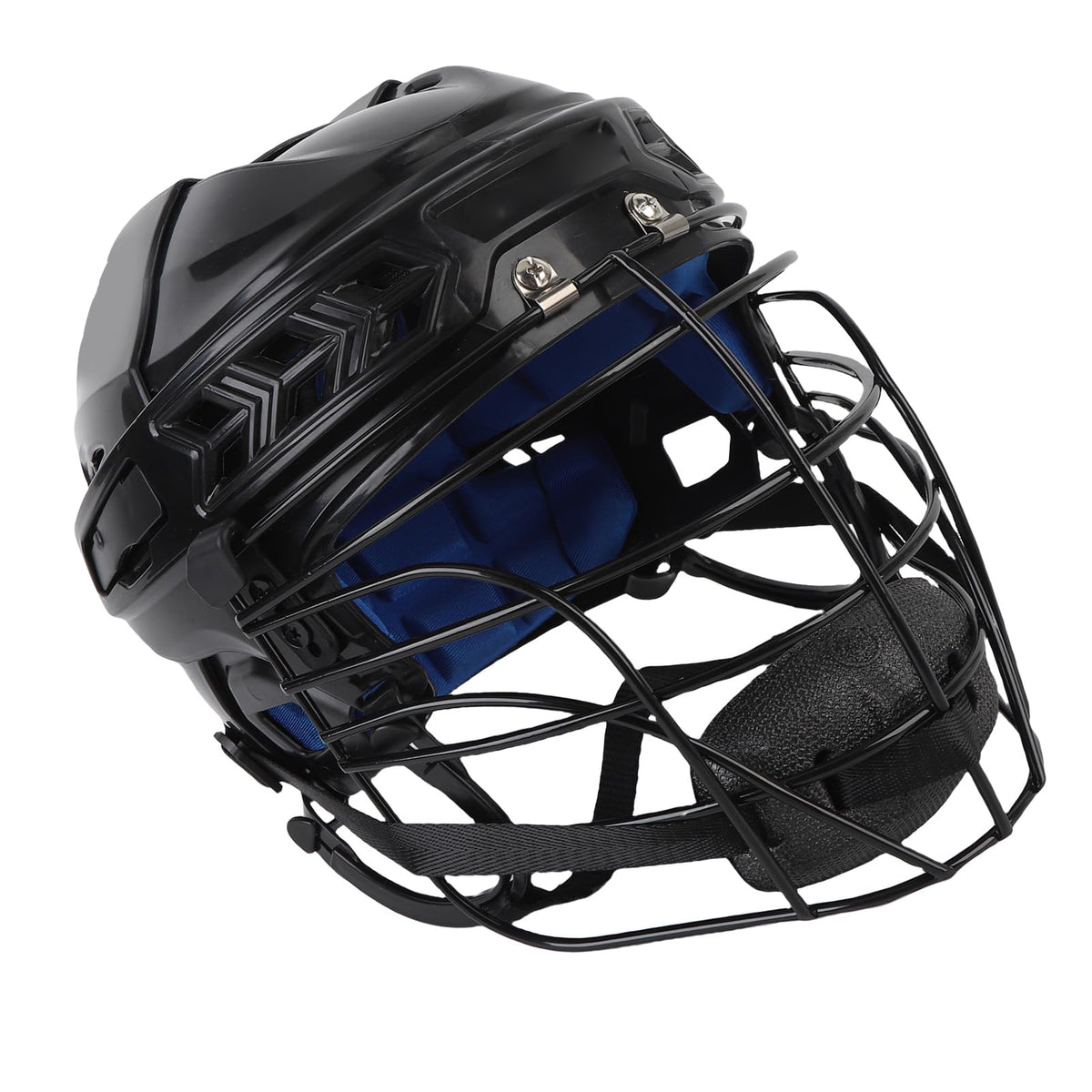 Alomejor Lightweight Hockey Helmet, Professional Training Helmet, Face Protective Equipment for Sports Gear,Black