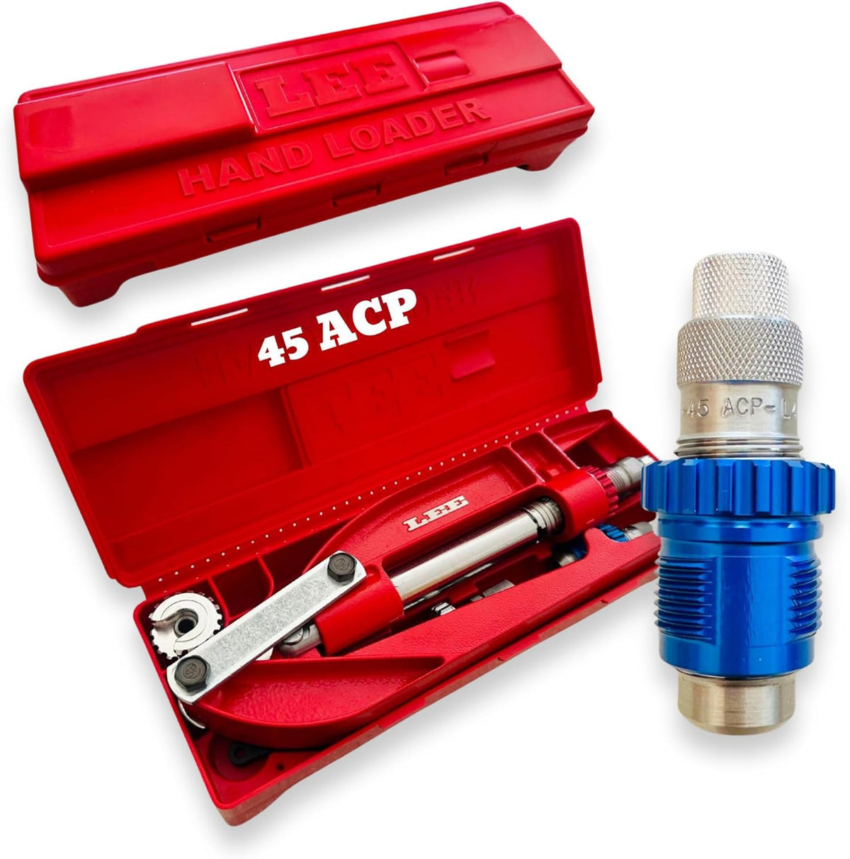 Lee Breech Lock Hand Press Kit, .45 ACP, Red, 92117