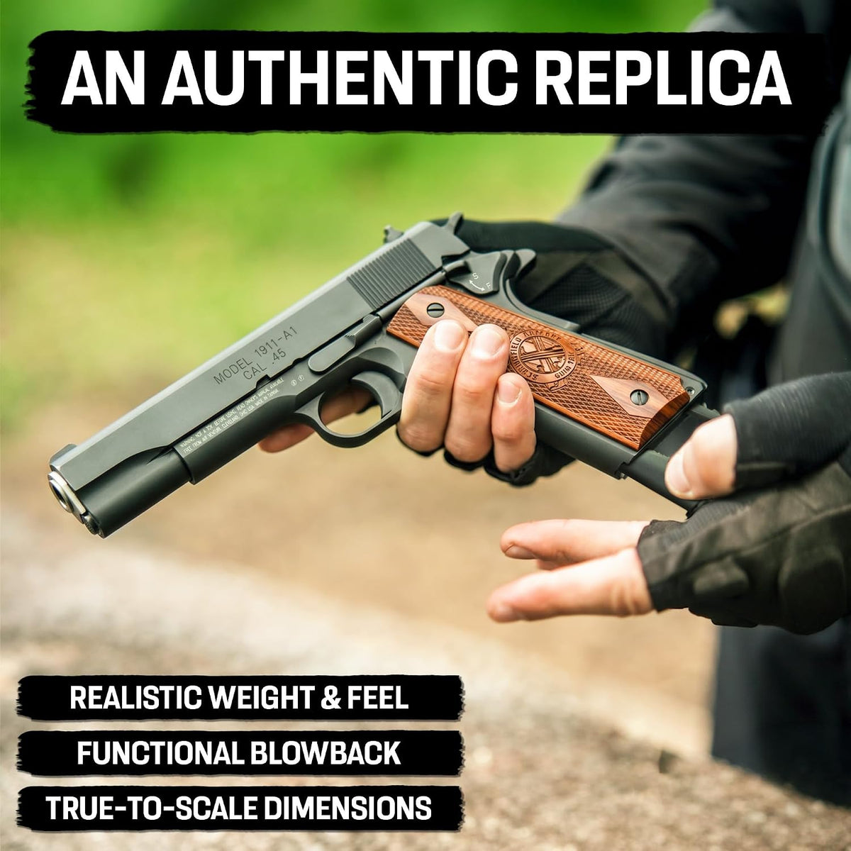 Springfield Armory 1911 Mil-Spec. CO2 BB Gun Air Pistol, 177 Caliber