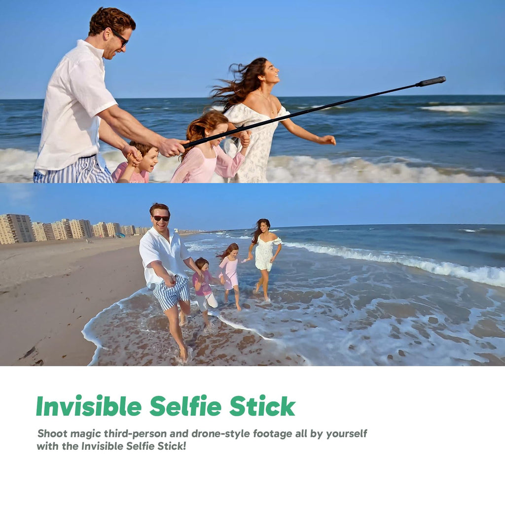 AKASO 360 Action Camera Standard Combo- 5.7K 360 Video with 1/2" 48MP Sensors, 72MP 360 Photo, 360-SuperSmooth, Invisible Selfie Stick Effect, 360Â° Horizon Lock, AI Tracking with 128GB MicroSD Card