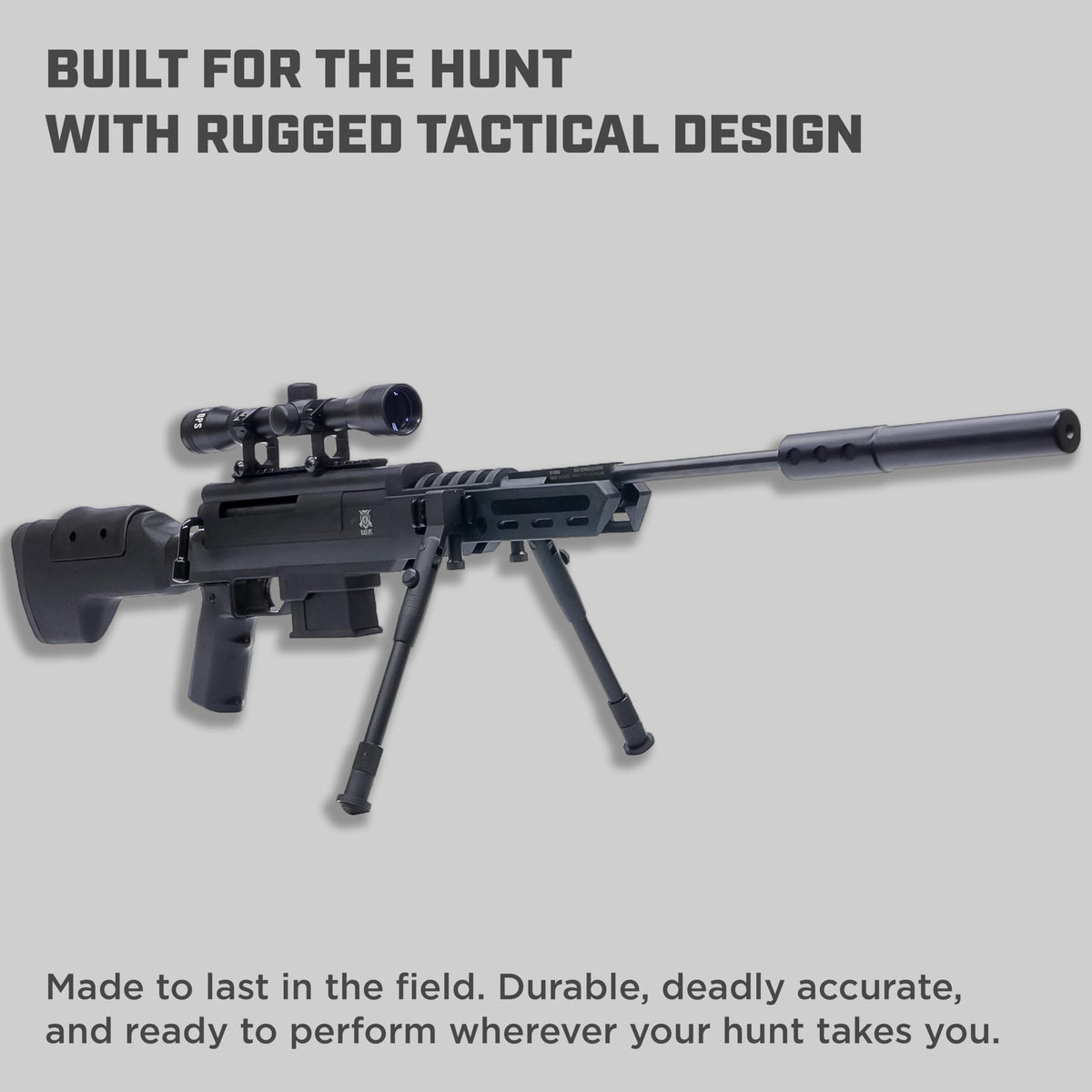 Black Ops Sniper S .22 Caliber Pellet Sniper Rifle