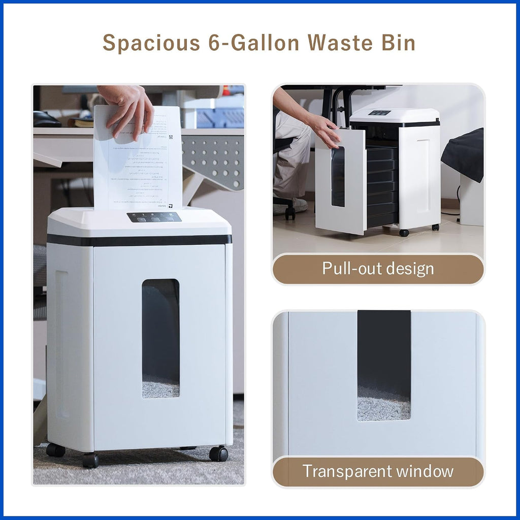 Professional Commercial Paper Shredder P-7 Security Micro-Cut