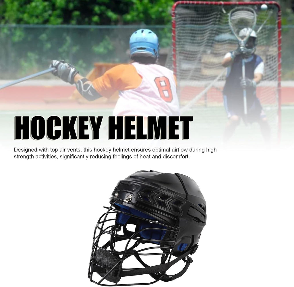 Lightweight Hockey Helmet,EVA Lining Impact Ice Hockey Helmet, Suitable for Teenagers and Adults
