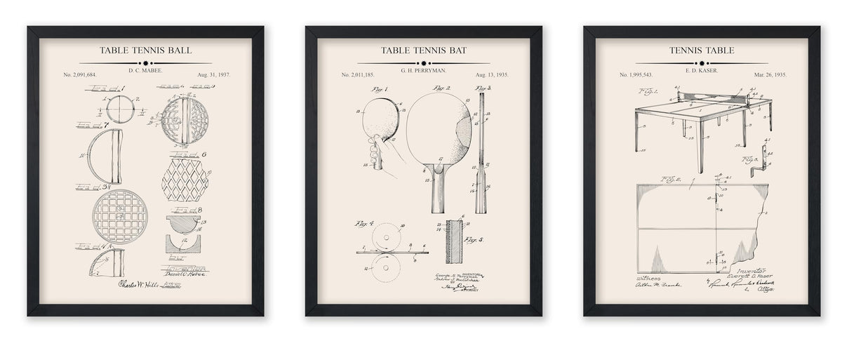 Poster Master 3-Piece Fencing Blueprint Poster - Fencing Garment Patent Print - Fencing Mask Design - Target Art - Sports Design - Technical Drawing Print - Gym or Office Decor - 8x10 Brown Framed