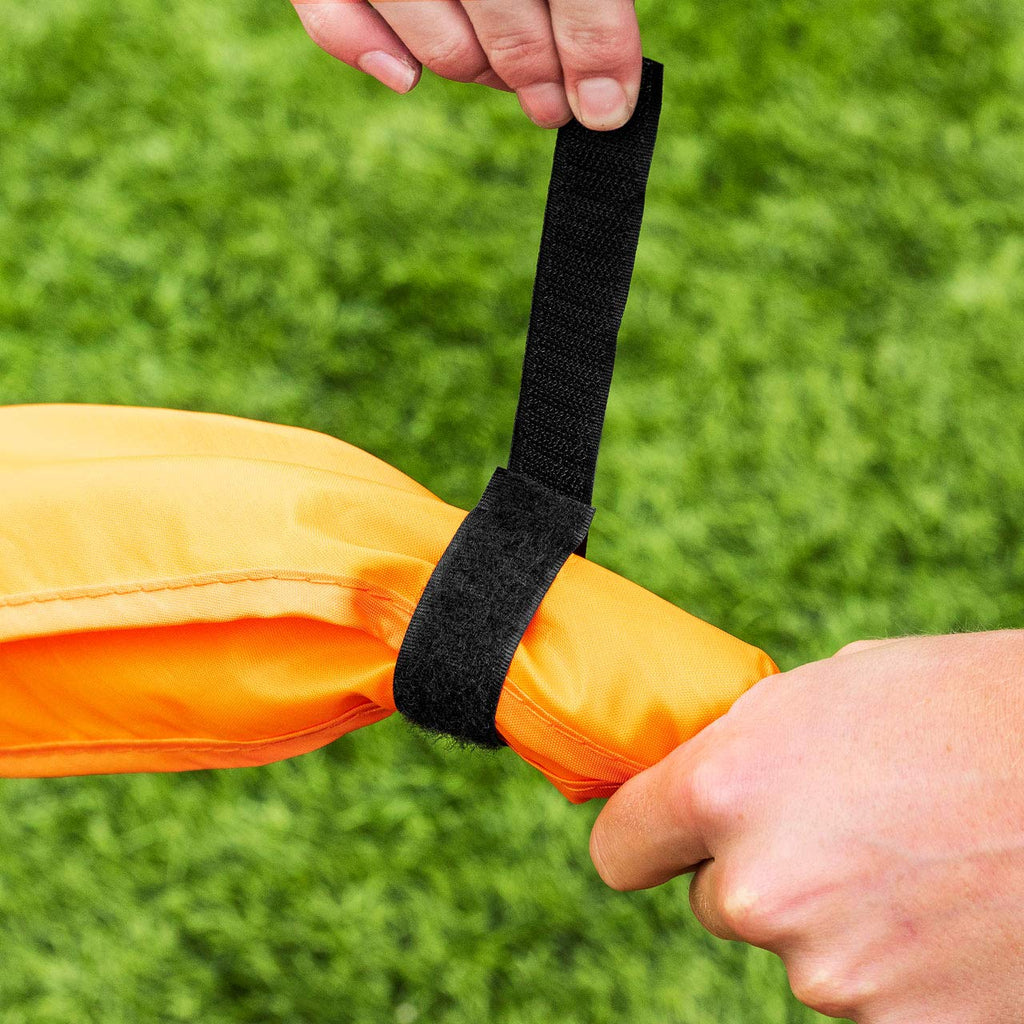 FORZA Portable Lacrosse Crease | Quick-Setup 9.9ft (3m) & 19.7ft (6m) Lacrosse Goal Crease with Fiberglass Pole â Includes Carry Bag â Ideal for Practice & Game Use