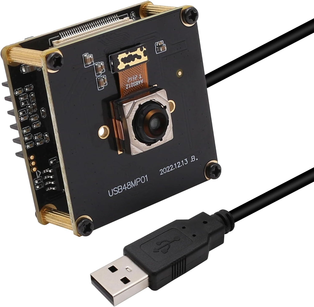 48MP Autofocus USB Camera Module 8000X6000 Ultra HD 8K UVC Industrial Webcam Camera Module for Photography Document Scan Inspection