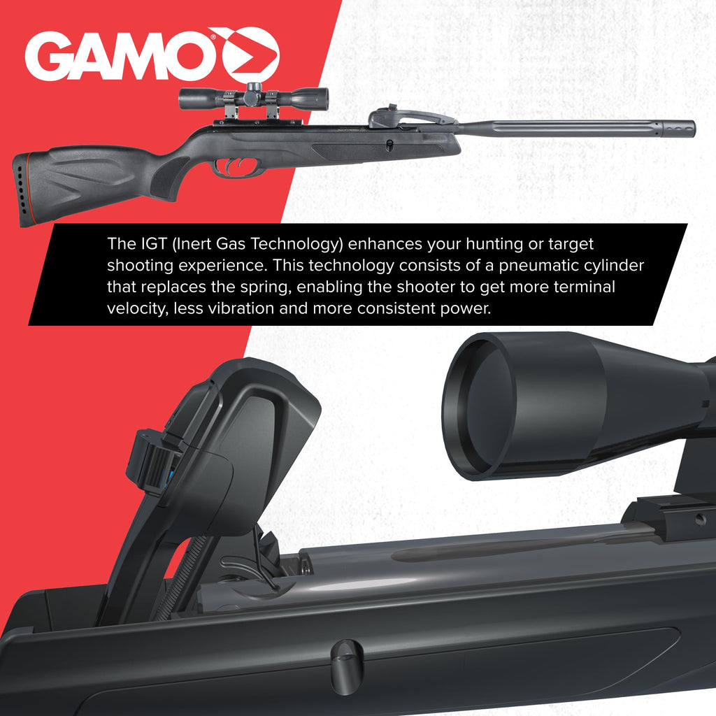 Gamo Swarm Whisper Break Barrel Pellet Air Rifle - 10-Rounds