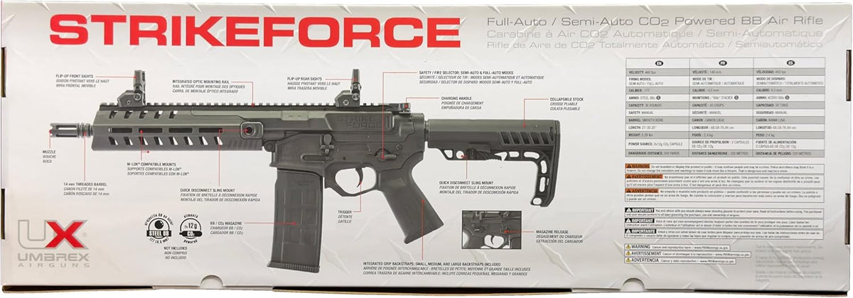 Umarex StrikeForce Full Auto .177 Caliber BB Gun Air Rifle