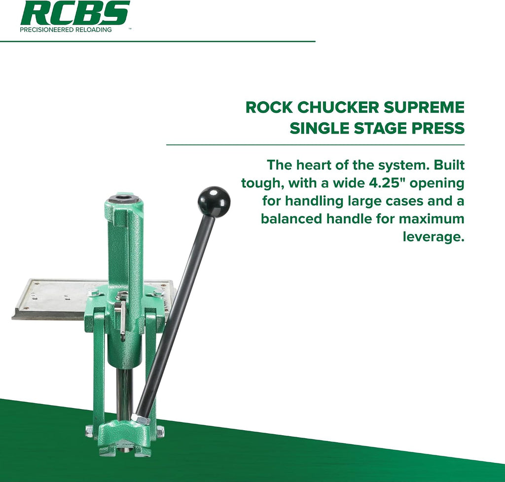 RCBS Rock Chucker Supreme Master Reloading Kit