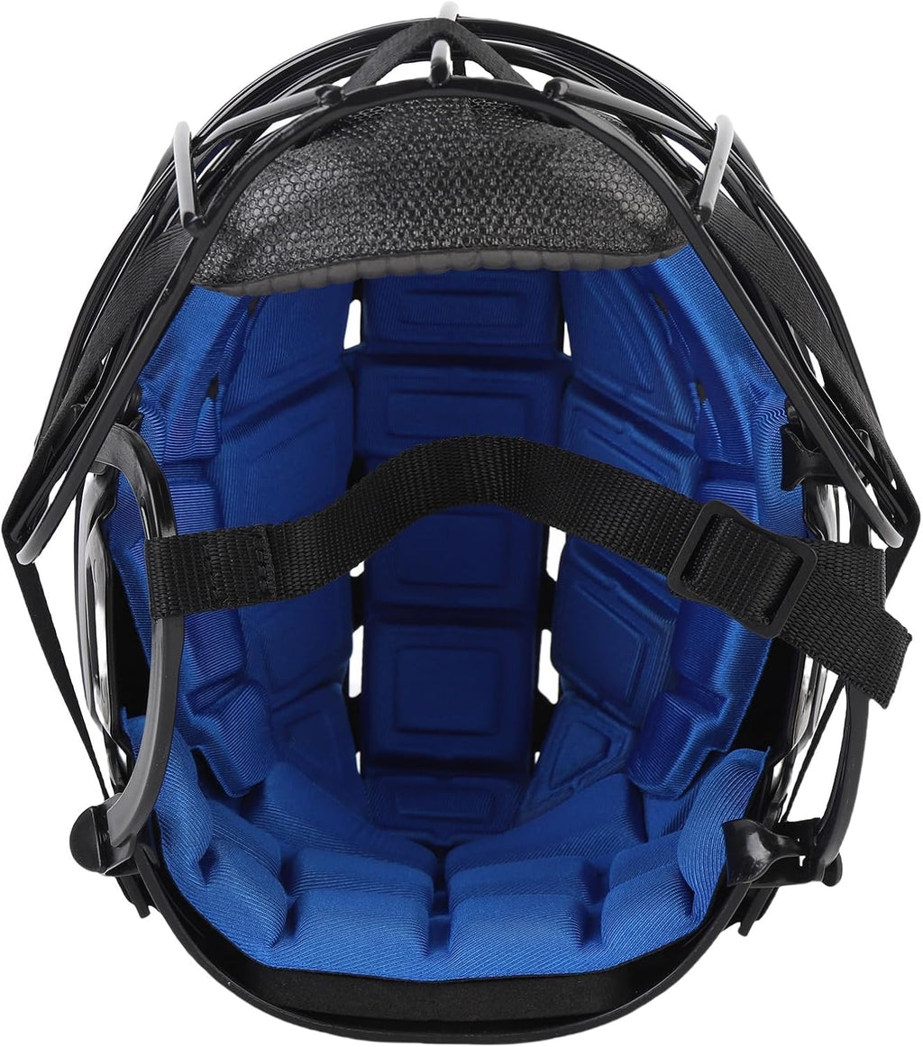 Cosiki Cosiki Hockey Helmet, PP Ergonomic Lightweight Professional Hockey Training Helmet, Face Protective Equipment with Comprehensive Coverage, Ideal for Outdoor Sports Gear (L) (M)