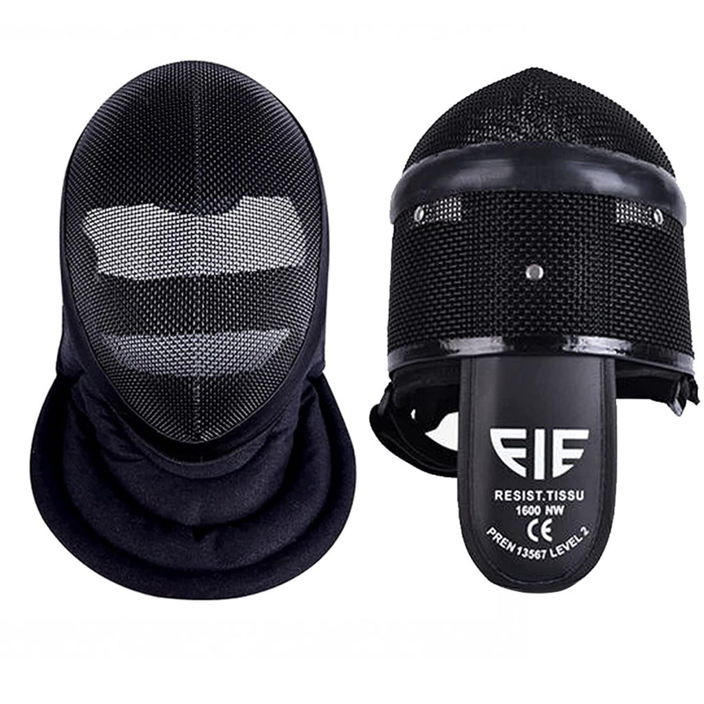 Fencing Mask - Epee CE 350N/1600N Certified National Grade Masque - Fencing Protective Gear Full Face Steel Mesh Fencing Mask for Training, Detachable Inner Lining