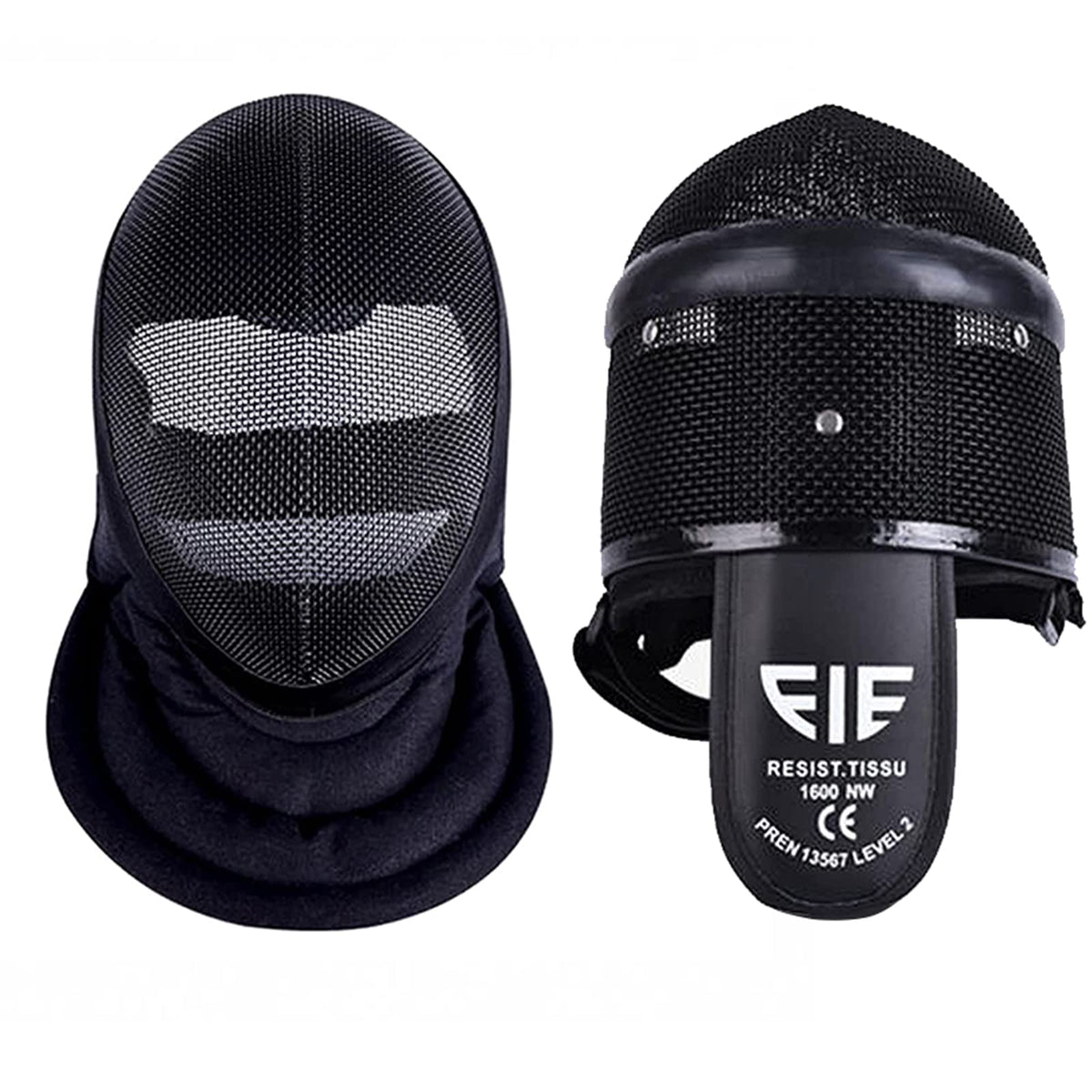 Fencing Mask - Epee CE 350N/1600N Certified National Grade Masque - Fencing Protective Gear Full Face Steel Mesh Fencing Mask for Training, Detachable Inner Lining
