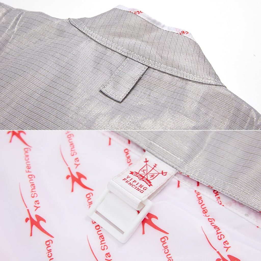 Fencing Lame, Fencing Electric Saber Jacket, Non-Washable Electric Fencing Metal Jacket Metallic Vest - Unisex Fencing Uniform(40#)