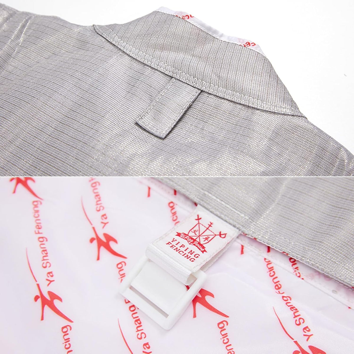 Fencing Lame, Fencing Electric Saber Jacket, Non-Washable Electric Fencing Metal Jacket Metallic Vest - Unisex Fencing Uniform(40#)