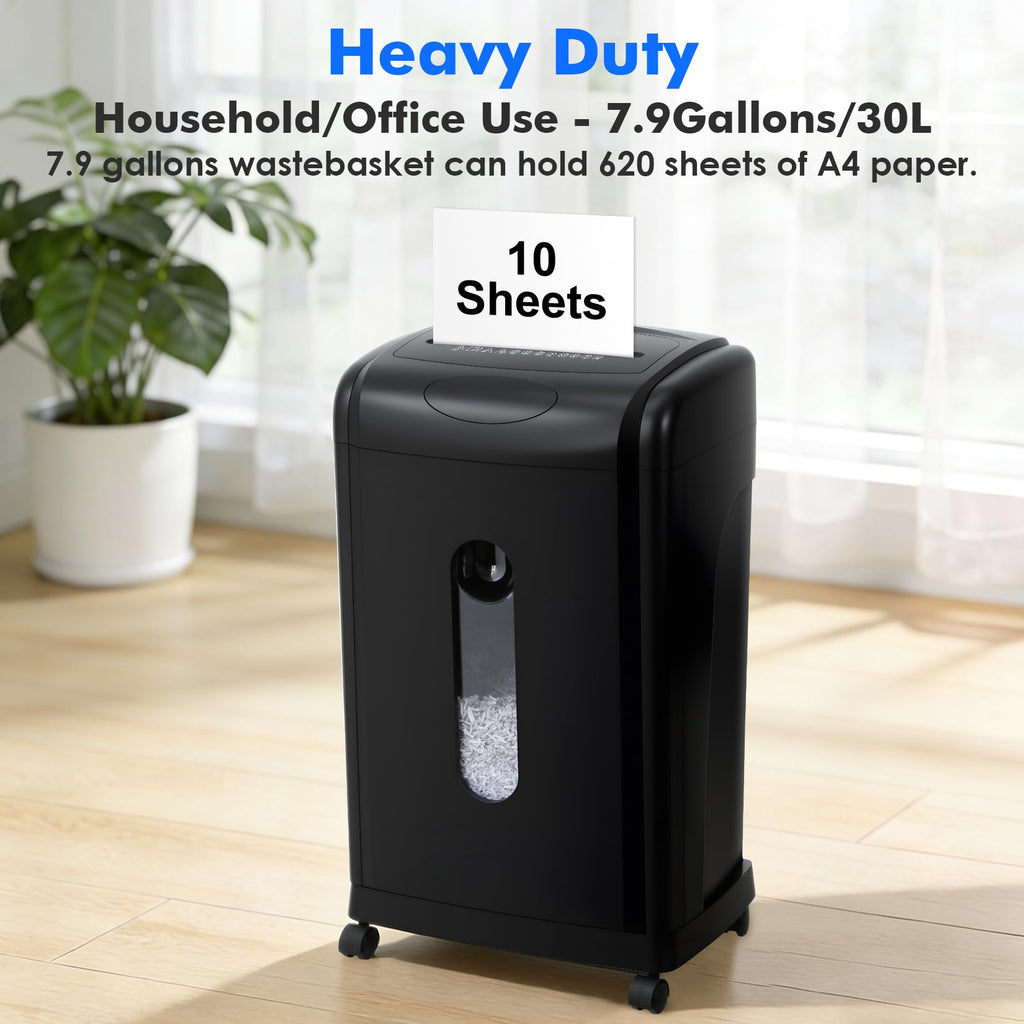 Wingwise 16 Sheets Micro Cut Paper Shredder Heavy Duty for Home Office